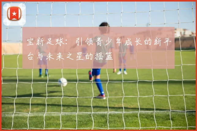 宝新足球：引领青少年成长的新平台与未来之星的摇篮